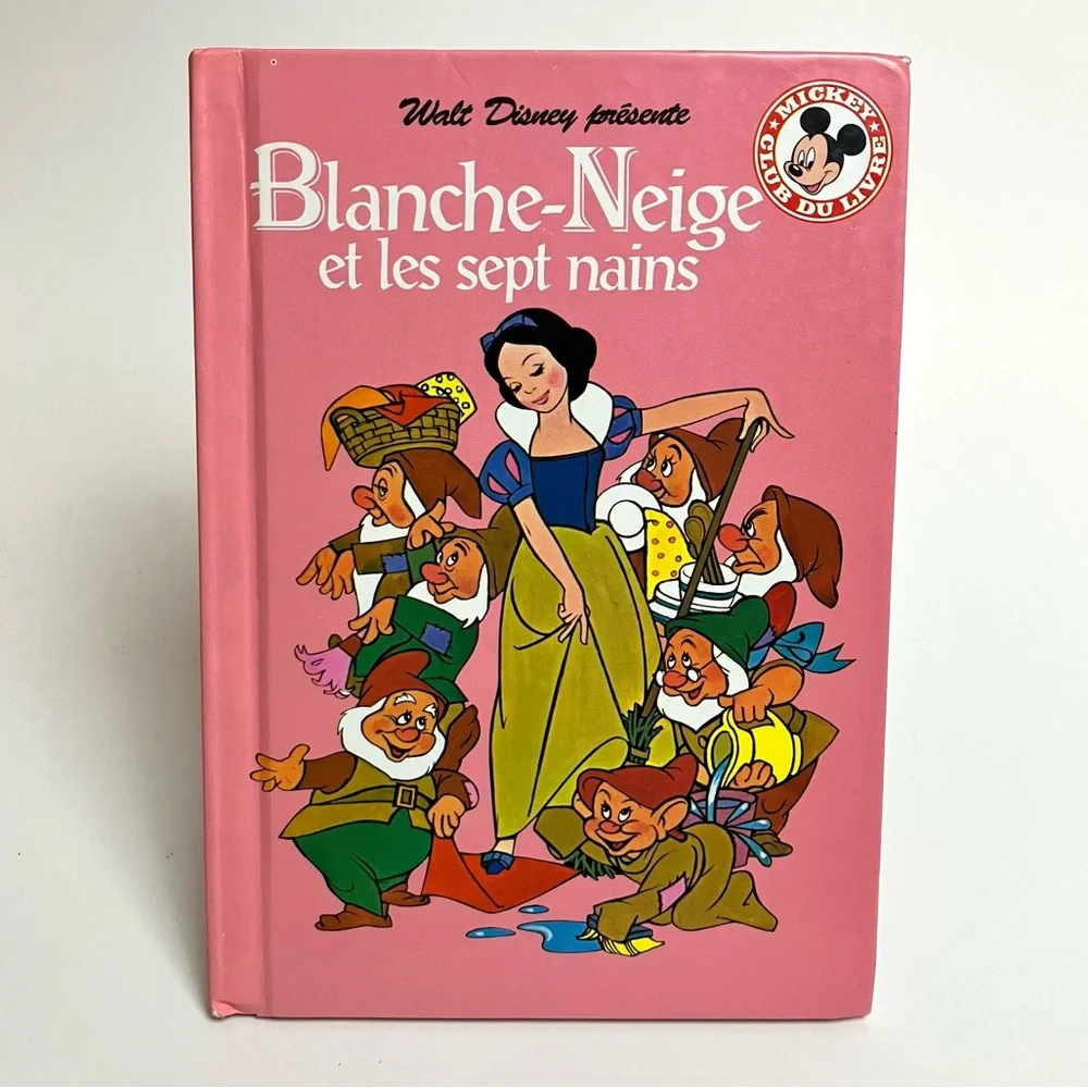 Livre Disney vintage Blanche-Neige et les Sept Nains French Book 1973 1993 - Picture 1 of 11